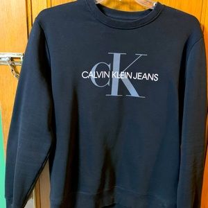 Black Calvin Klein monogram sweatshirt